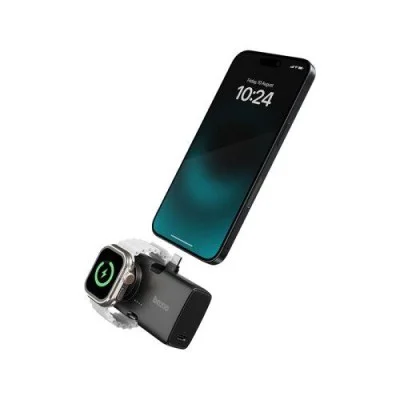Bazic Gopower Koda, 2In1 5000Mah Foldable Usb-C / Lightning Pin Powerbank With Apple Watch Charger